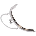 thumbnail image 2 of AMONIDA Purse Clasp Frame, Semicircle Coin Bag Handle Lock Purse Handle For Coin Bag Making For Purse For Handbag, 2 of 8