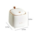 thumbnail image 3 of BCZHQQ Mini Trash Can with Lid Removable Small Garbage Can,Tiny Plastic Trash Bin,Pop Up Countertop Wastebasket,Counter Garbage Lint Bin for Bathroom,Office,Kitchen,Desk,Summer Clearance, 3 of 6