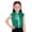 Green, variant on Kids Boys Girls Metallic Shiny Cropped Vest Zipper Disco Shirt Festivals Rave Party Stage Performance Top Ivory 12