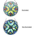 thumbnail image 3 of RADIANCE Goods Tiffany-Glass Victorian Window Panel 20", 3 of 4