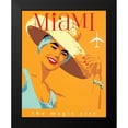 thumbnail image 2 of Unknown 20x24 Black Modern Framed Museum Art Print Titled - Miami Magic City, 2 of 5