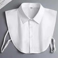 thumbnail image 3 of Aislor Women Mens Fake Collar Detachable Dickey Collar Half Shirts Collar Blouse False Collar Top White 38, 3 of 3