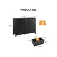 thumbnail image 2 of EastVita Modern 6 Chest Of Drawer Dresser, Modern Dresser With Deep Drawers And Nickel Round Handle, Wood Organizer Storage Cabinet For Bedroom, Living Room, Hallway, 2 of 8