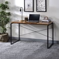 thumbnail image 3 of ACME Jurgen Writing Desk in Oak and Black, 3 of 3