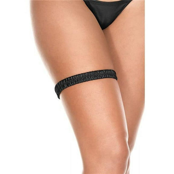 Metallic leg garter 43003-BLACK