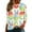 Beige#4, variant on cocolona Easter Shirts for Women Crew Neck 3/4 Sleeve Bunny T-Shirts Summer Tops Cute Graphic Tees