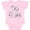 AD-Pink, variant on Ski Bum Boys or Girls Baby Bodysuit