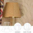 thumbnail image 4 of Shisuyan Lamp Shade Frame Metal Lampshade Rack Table Lamp Shade Frame DIY Lamp Frame, 4 of 8