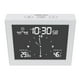 thumbnail image 2 of Reloj de pared digital LCD, impermeable, ducha, baño, temporizador, alarma, temperatura, medidor de humedad, color blanco kenally HA002356-02B, 2 of 6