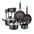 thumbnail image 1 of Batería de Cocina T-Fal Simple Cook 12 Piezas Negro, 1 of 3