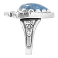 thumbnail image 4 of Sterling Silver Blue Lapis Arrowhead Ring, Sizes 5 to 10, 4 of 11