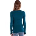 thumbnail image 3 of V-neck Long Sleeve T-Shirt, 3 of 3
