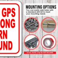thumbnail image 4 of Your GPS Is Wrong Turn Around Aluminum Composite Outdoor - Wall Art - Outdoor Decor - Wall Decor - Street Signs - Home Decor - Private Property No Trespassing Sign - 8.5" X10", 4 of 5