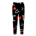 thumbnail image 3 of BKQCNKM Valentines Day Leggings for Women Plus Size Leggings for Women Yoga Pants Women Yoga Leggings with Pockets Soft Leggings Heart Leggings Holiday Leggings for Women Black 1 S, 3 of 4