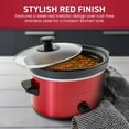 thumbnail image 6 of 2qt Oval Slow Cooker with Adjustable Settings and Keep Warm, 6 of 6