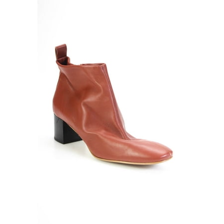 

Everlane Womens Leather Day Boots Red 9.5