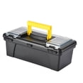 thumbnail image 3 of Caja de herramientas multifunción con asa, organizador de doble capa, caja de almacenamiento portátil duradera y duradera para electricista, herramien mayimx Caja de herramientas portátil, 3 of 9