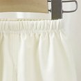 thumbnail image 6 of Faraee Toddler Baby Girl Clothes Summer Outfits Short Sleeve Polo Shirt Casual Shorts Set 2 Piece Little Kids Solid Outfit White 8-9 Years, 6 of 7