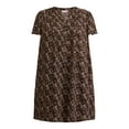 thumbnail image 2 of Terra & Sky Women’s Plus Pintuck Dress, Sizes 0X-5X, 2 of 4
