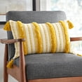 thumbnail image 5 of Better Homes & Gardens Woven Tufted Decorative Lumbar Pillow, 14" x 24", Yellow, 1 per Pack, 5 of 7
