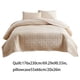 thumbnail image 3 of Juego de funda de cama acolchada lavada de doble cara, 3 piezas, funda de almohada de color liso, ropa de cama de poliéster de 20 x 26 pulgadas, 3 of 6