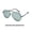 Black silver, variant on Mens Polarized Sunglasses Vintage Metal Frame TAC Lenses UV Protection Anti Glare Driving Fishing Outdoor All Day