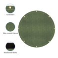 thumbnail image 4 of Covers & All Round Canvas Tarp, 16 oz 550 GSM 28 Mil Heavy Duty Multi-Purpose Tarpaulin Cover for Swimming Pools Hot Tubs Baseball Pitcher Mounds Haystacks and More (Olive Green, 15 Feet), 4 of 8
