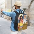 thumbnail image 5 of Bob'S Burgers Backpack, Large Capacity 17 Inch Laptop Backpack, Durable Casual Daypack, Water Resistant, 17.3x12.2x5.5 Inch, 5 of 8
