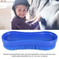 thumbnail image 6 of Mavis Laven Horse Brush,Professional Horse Cleaning Grooming Silicone Brush Equestrian Massage Tool,Horse Cleaning Brush, 6 of 8