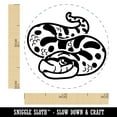 thumbnail image 2 of Cute Hognose Snake Self-Inking Rubber Stamp Ink Stamper - Purple Ink - Mini 1/2 Inch, 2 of 7