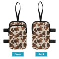 thumbnail image 3 of COEQINE Forearm Crutch Bag Walking Cane Accesories Cute Cowhide Cow Print Elbow Crutch Storage Organizer, 2 Zippered Pockets, Lightweight, Hands-Free, for Adults & Seniors, 3 of 7