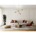 thumbnail image 2 of Progress Lighting P400380 Cornett 6 Light 45" Wide Sputnik Chandelier - Gold, 2 of 13