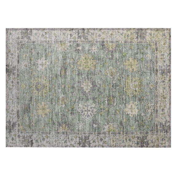Dalyn Rugs Machine Washable Indoor/Outdoor Chantille ACN2052 Sage 1'8" x 2'6" Rug