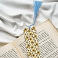 thumbnail image 6 of Kdxio Sunflowers and Bees Print Metal Tassel Bookmarks,Perfect Gift for Art Lovers and Bookworms Metal Bookmarks for Women, 6 of 8