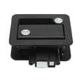 thumbnail image 1 of Travel Trailer Entry Door Lock, Wear Resistant Built In Deadbolt Double Opening RV Door Latch  For  Truck Black, 1 of 8