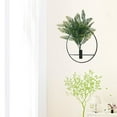thumbnail image 5 of Avtoify 1Pcs Wall Plant Decor Round Artificial Plants with Metal Round Hanging Hoop for Modern Home Decor C, 5 of 6