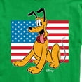 thumbnail image 3 of Disney - Americana - Pluto Usa Flag - Adult Short Sleeve Graphic T-Shirt, 3 of 5