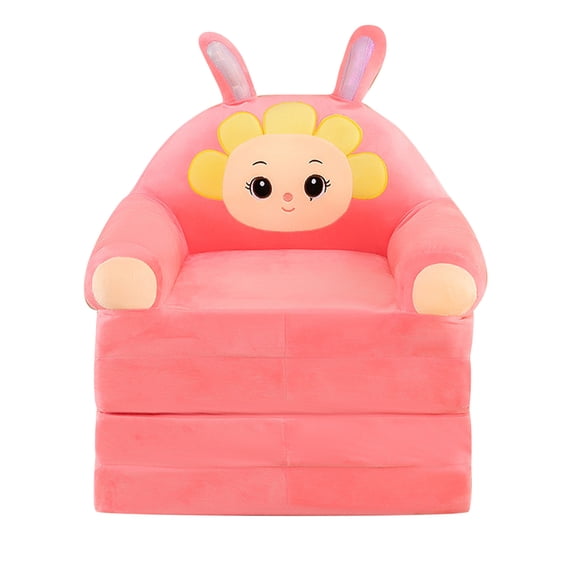 naioewe Sofa Bed, Flip Out Sofa, 2-in-1 Convertible Sofa to Lounger for Kids, Foldable Children Sofa, K