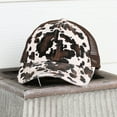 thumbnail image 4 of CC Cow Print Pony Cap | Criss-Cross, 4 of 18
