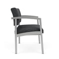 thumbnail image 2 of Pemberly Row Chaise d'Attente pour Réception Bariatrique - Acier Argenté / Gris Foncé, 2 of 5