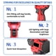 thumbnail image 5 of Destornillador de litio de 21V, Torque ajustable, 2 modos de Control de velocidad, Kit de herramientas de reparación multifuncional, Motor sin escobillas, 5 of 8