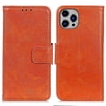 thumbnail image 1 of For Iphone 14 Plus Nappa Leather Case Orange, 1 of 5