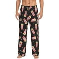 thumbnail image 2 of Goofa Popcorn Printed Soft Pajama Pants for Men, Wide Leg Comfy Casual Lounge Yoga Pants-Medium, 2 of 9