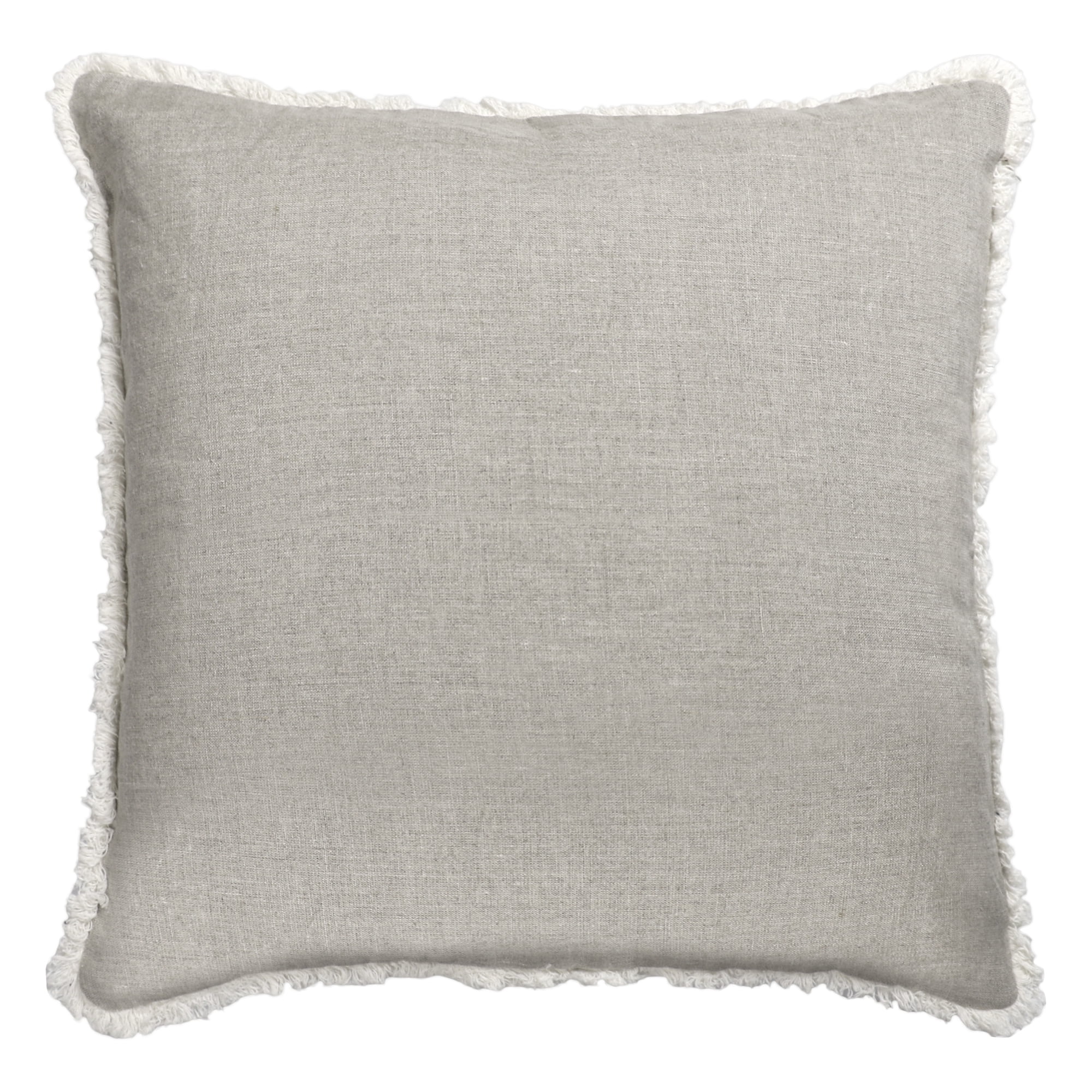 Harlow Hill Paul 20" x 20" Taupe/Ivory Geometric Linen Adult Decorative Throw Pillow Cover