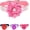 Pink, variant on Kiibsot Rhinestone Dog Collar for Small Medium Dogs - Flower Puppy Necklace for Girl Female Dogs, Festival Party Wedding