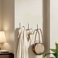 thumbnail image 5 of Stick on Adhesive Wall Hooks, No Drill Self Mount Hangers for Bathroom Kitchen Door Use, 5 of 6