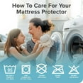 thumbnail image 7 of DISEN Twin XL Waterproof Mattress Protector - 39 in x 80 in, White, Vinyl Free, 7 of 7