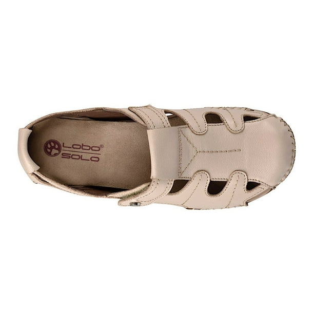 LOBO SOLO Huaraches para Dama 1938 Piel Beige
