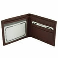 thumbnail image 1 of Leo Mens Mini Leather Wallet, Brown, 1 of 1