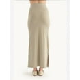thumbnail image 6 of High Waist Maxi Skirt with a Side Slit, 6 of 6